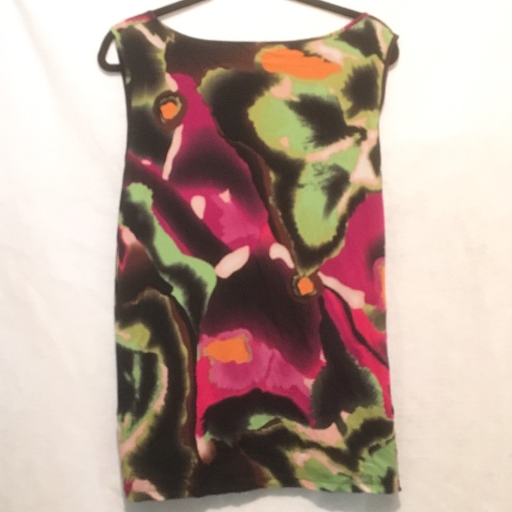 Style & Co Floral Sleeveless Scoop Neck Shell Top - Picture 4 of 5